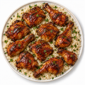 BBQ Chicken with Rice Tray