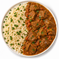 Beef Curry with Rice Tray