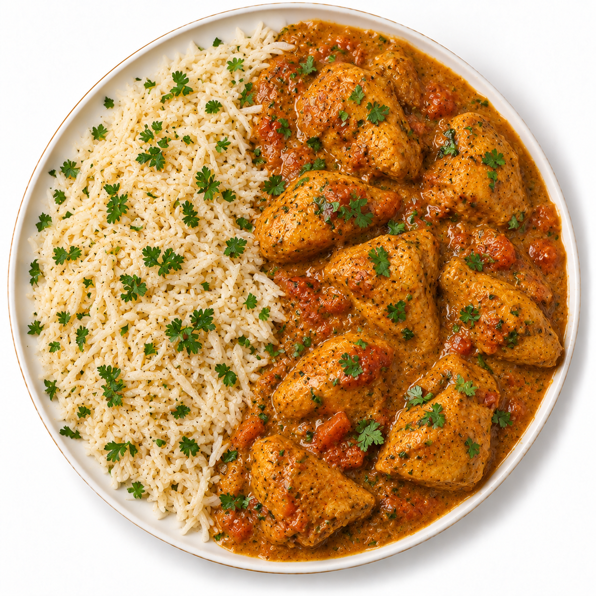 Chicken Curry with Rice Tray