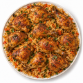 Roasted Chicken & Rice Pilaf Tray