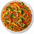 Vegetable Stir-Fry with Noodles Tray